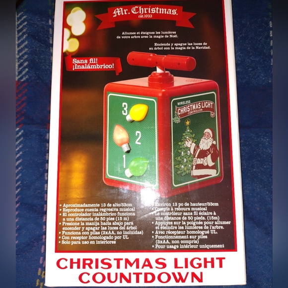 Mr. Christmas WIRELESS LIGHT COUNTDOWN - Picture 3 of 4